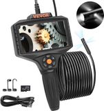 VEVOR Endoscoop Camera Drievoudige Lens 5" IPS Scherm 854x480 Inspectie Camera 5m Kabel Pijp Camera 5000mAh Batterij