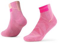Buff Coolnet Quarter Hardloopsokken Unisex Roze 42-44