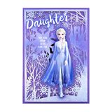 Kerstkaart Hallmark Kerstkaart voor dochter - Laser Cut Disney Frozen II Ontwerp