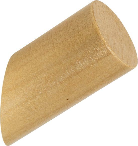 QUVIO Kledinghanger - Hout - Lichtbruin
