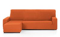 Martina Home Túnez, chaise longue-overtrek kort hoekdeel links, oranje