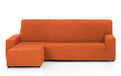 Martina Home Túnez, chaise longue-overtrek kort hoekdeel links, oranje
