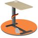 PureMounts Mobiele bijzettafel in hoogte verstelbaar, in hoogte verstelbaar van 64,0 cm tot 99,9 cm, tot 7 kg belastbaar, vergrendelbare wielen, geïntegreerde bekerhouder, zwart