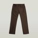 G-STAR Relaxed Straight Chino Pantalon Homme Polyester/Coton Marron Foncé W28L30
