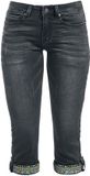 R.E.D. by EMP Donkergrijze denim bermuda - Dames - 27