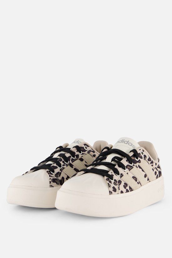 Adidas Streettalk Bold Sneakers Dames Leer Beige Maat 40