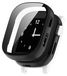 Wigento Xplora Beschermhoes van kunststof voor de Xplora X6 Play / X6 kinderhorloge + beschermglas H9, kleur zwart