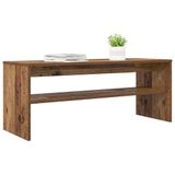 vidaXL TV Kast 100 x 35 x 40 cm Oudhout Bewerkt hout