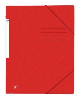 Oxford Top File+ Elastoma Map - Red - A4