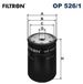 Filtron OP526/1 - Oliefilter - Schroeffilter - 3/4-16 UNF - Ø 77 mm - Hoogte 120 mm