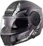 LS2 FF902 Scope II Oxyd Zwart Titanium 06 Systeemhelm - Helm