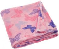 Playshoes Fleece Deken Vlinders Roze 75x100cm