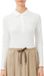 Lacoste Stretch Mini Piqué Polo Dames - Wit - Maat M