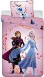 Disney Frozen Dekbedovertrek Magisch- 140 x 200 cm - Katoen - 50x 70cm