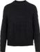 Object Trui Objnova Stella L/s Knit Pullover Noos 23030186 Black Dames Maat - XS