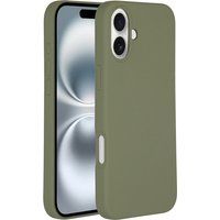 Accezz Liquid Silicone Backcover met MagSafe voor de Apple iPhone 16 - Cooper Green