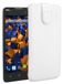 mumbi Echt leren hoesje compatibel met Wiko Lenny 2 hoes leren tas case wallet, wit
