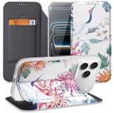 B2Ctelecom Apple iPhone 17 Pro Max Book Case Kunstleer/Siliconen/TPU Dieren/Vogel