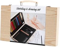 Creativ Company Set de croquis et de dessin, incl boîte de rangement