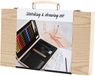 Creativ Company Set de croquis et de dessin, incl boîte de rangement
