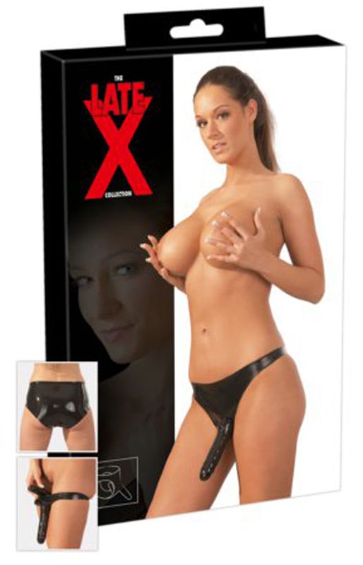 The Latex Collection Slip Met 2 Dildo s SL - 4024144350902