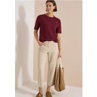 cecil Shirt met afhangende schouders en knopen