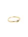 SINGULARU - Oog van Horus Ring - 925 sterling zilveren ring met 18 karaat vergulde afwerking.