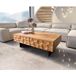 DELIFE Table basse Solu, acacia naturel 120x70 cm