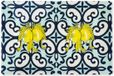 Excelsa 6-delige Platte Borden – Amalfi – Multicolor Keramiek – Vaatwasser- & Magnetronbestendig – Mediterrane Stijl