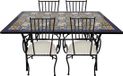 AXI Leonie 5-delige Mozaïek Bistroset Mediterrane Stijl Blauw