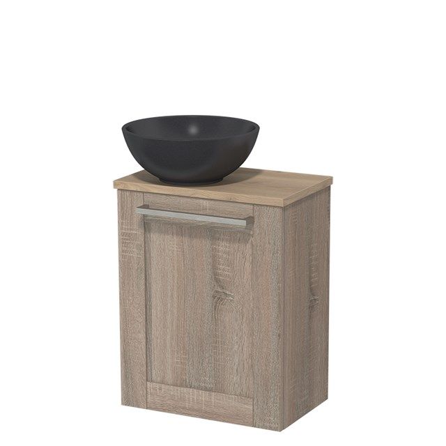 Maxaro Toiletmeubel Quartz Modulo Eiken Kader 41 cm Lichtbruin Eiken