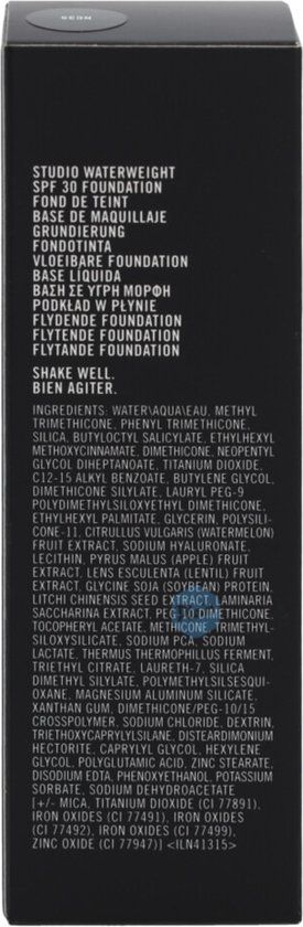 MAC Cosmetics Studio Waterweight Foundation SPF 30 NC35 30ml