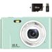 Aiorber Appareil photo numérique portable 32 Go Vert