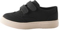 Next Jongens Brogues met klittenbandsluiting, brede pasvorm (G) - Zwart