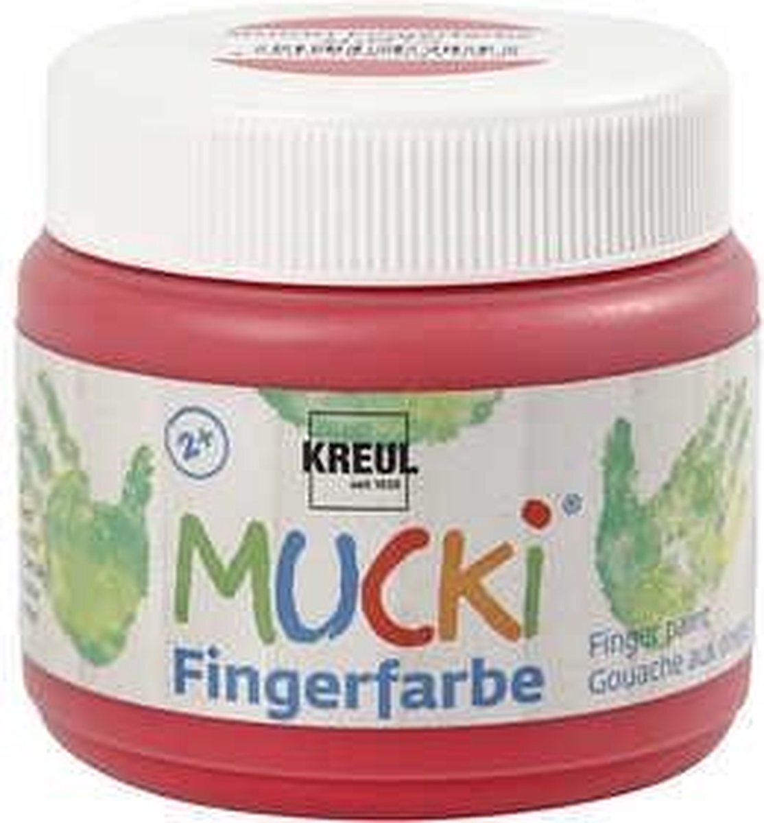 Mucki Rode Vingerverf – 150ml per stuk