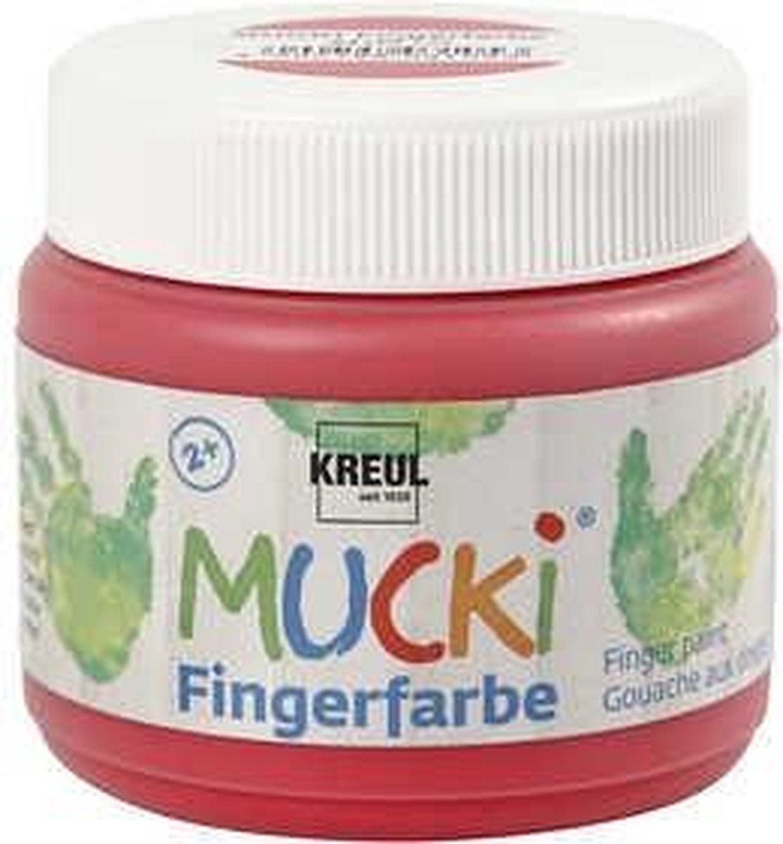 Mucki Rode Vingerverf - 150ml - Rood