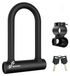 Antivol U - Antivol U robuste de 17 mm - Pour vélo de course, VTT et vélo électrique - Avec câble et support - 2 clés