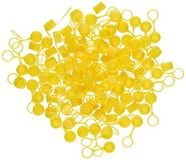 NeoLab 7-4534 schroefsluitingen met oogje, geel (100 stuks)