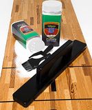 YDDS Shuffleboard Zand met Shuffleboard Borstel - Sjoelbak Wax Set voor Sjoelbak Tafel + Sjoelbak Borstel + Mini Stofpan en Borstel