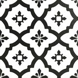 WallPops FP2480 Comet Peel & Stick vloertegels, zwart, set van 10 stuks, 30,5 x 30,5 cm