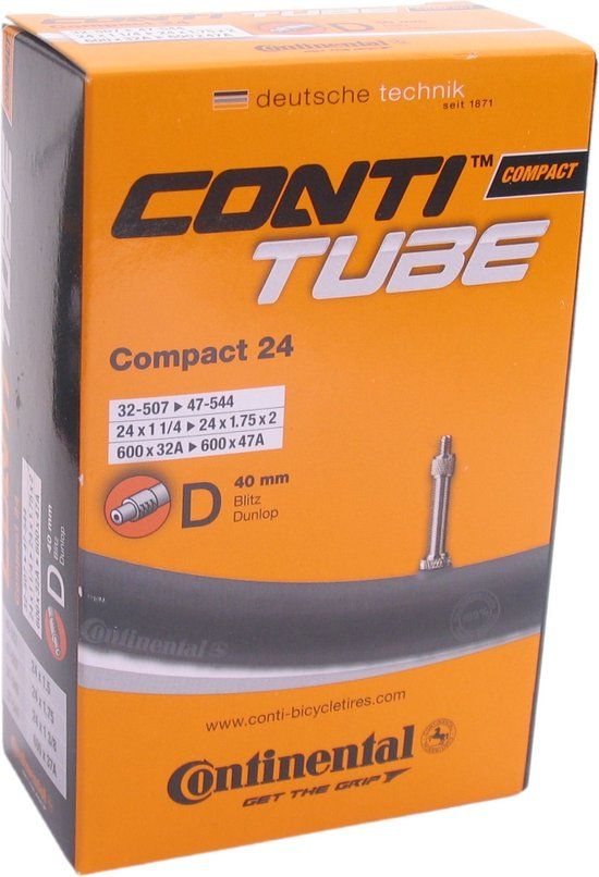 Continental Compact 24 - Binnenband Fiets - Hollands Ventiel - 24 inch