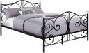 Viking Choice Metalen bedframe twijfelaar 120x200 zwart met kristal