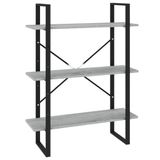 VidaXL Boekenkast 80x30x105 cm bewerkt hout grijs sonoma eikenkleurig