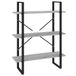 VidaXL Boekenkast 80x30x105 cm bewerkt hout grijs sonoma eikenkleurig