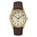 Timex Easy Reader Heren 38mm Bruin Lederen Band Datum Venster Quartz Horloge TW2P75800