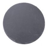 GLOREX 6 2013 113 - Onderzetter van leisteen, rond leistenen plaatje ca. Ø 25 x 0,4 cm, om te decoreren, op te plakken of te etiketteren