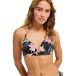 Roxy Paradise Fleur Molded Fixed Triangle Bikinitop Zwart L Vrouw