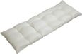 Detex Zitbankkussen 145x45x8cm Visco Effect Indoor Outdoor Bank Crème