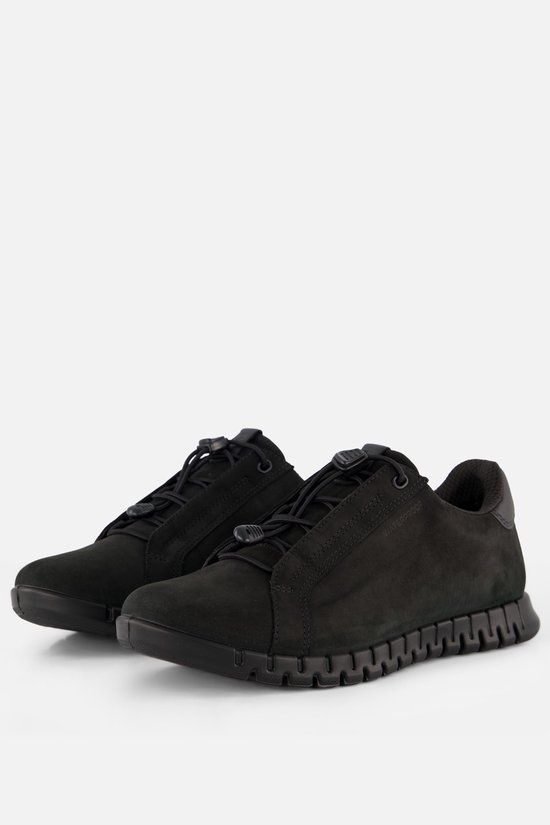 Ecco Gruuv lite W Sneakers zwart Nubuck - Maat 38