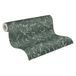 Livingwalls 790045 Vliesbehang met wilde bloemen in groen, grijs, metallic